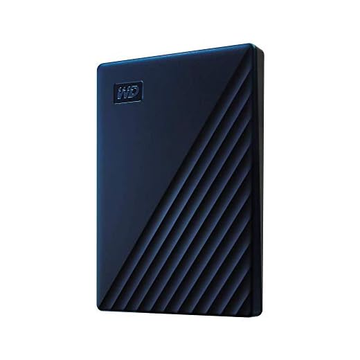 WD My Passport WDBA2D0020BBL-WESN - Disco Duro Portátil, Azul (Midnight Blue), 2TB