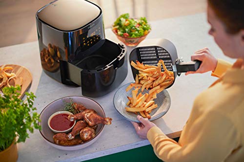 Philips HD9252/90 Airfryer Airfryer 1400 W, voor 2-3 personen, 800 g/4,1 l, digitaal display, zwart - Image 4