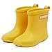 Botas de Agua Impermeable y Antideslizante Caucho de PVC Botas de Lluvia para Niños y Niñas