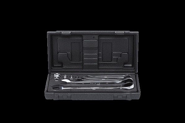 Cles mixtes a cliquet KS TOOLS 503.4650 pour ecrous difficiles d acces - 4