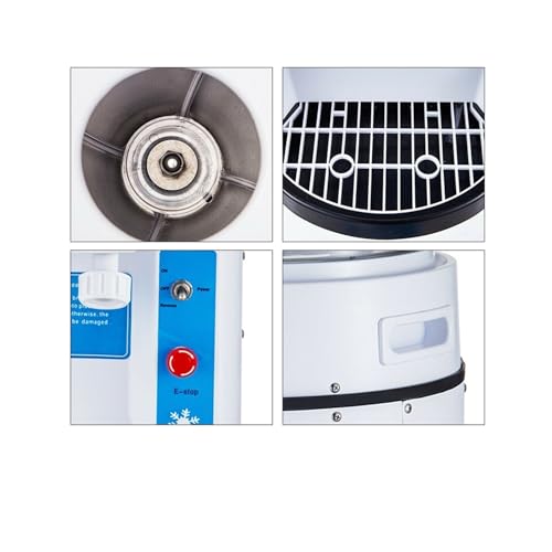 Máquina fabricadora de hielo, ralladora de hielo y máquina para hacer escamas de hielo, ideal para restaurantes, hogar y uso comercial, para hogar/cocina/acampada/RV miniatura 7