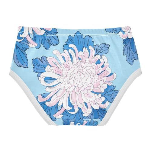White Chrysanthemums Toddler Girls's Underwear 2T 202c13242