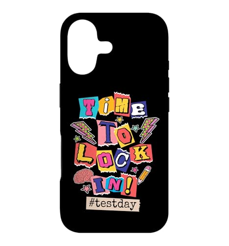 Test Day Exam Teacher Motivation Testing Week Time to Lock Case for iPhone 17