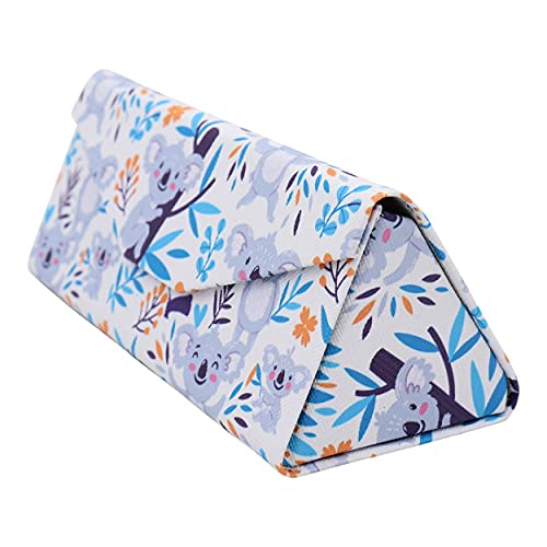 Image of Real Sic Glasses Case for Men and Women - Magnetic Folding Hard Shell Sunglass Holder - Inspired by Adorable Animals