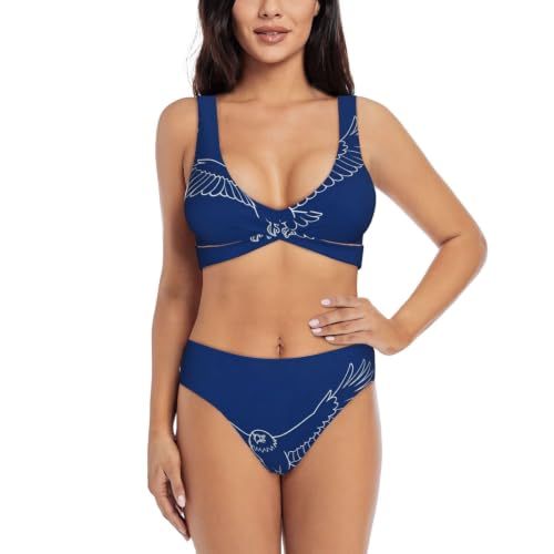 Bikini croisé pour femme résolvant les problèmes de maintien avec son triangle réglable