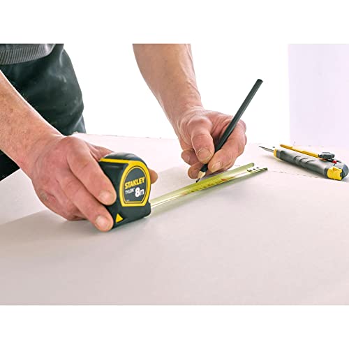 Cutter rétractable CCLIFE 18mm et mètre STANLEY Tylon 8m pour vos chantiers - 6