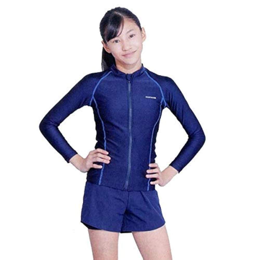 小物 A Amazon.co.jp: FOOTMARK スクール水着 泳げる長袖セパレーツ