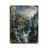 Une bonne taille pour une décoration murale, et peut également être emballé facilement et offert en cadeau.