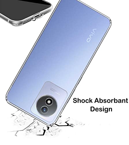 Image of Transparent Soft Silicone TPU Flexible Back Cover Compatible with Vivo Y02