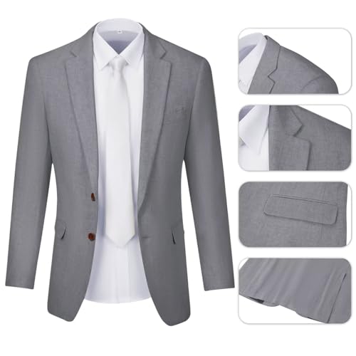 Men Suits Linen Beach Wedding Suits 3 Piece Groomsmen Attire Linen Blazer Vest Pant Prom Tuxedo2