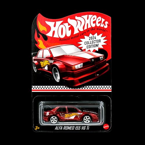 Image of Hot Wheels Collector Edition | Premium Die-Cast Metal Car for Kids & Collectors | Rare One-Time Release Model for Boys | No Restock Limited Edition (Alfa Romeo 155 V6 Ti)