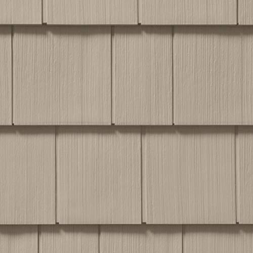 CertainTeed Cedar Impressions Double 7 Inch Straight Edge Perfection Shingle Siding (1/2 Square)