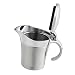 Produktbild Homyl Thermo Sauciere/Warmhalte Soßen Schüssel mit Handgriff, Doppelwandig Edelstahl 0,45 Liter