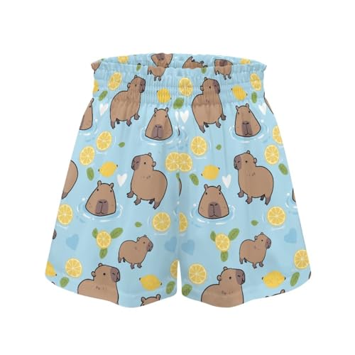 Coloranimal Girls Shorts Athletic Shorts for Kids Running Shorts High Waisted Girls Sports Shorts Causal Workout Shorts4