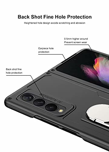 FTRONGRT Samsung Galaxy Z Fold 3 Cover,Hybrid Dual...