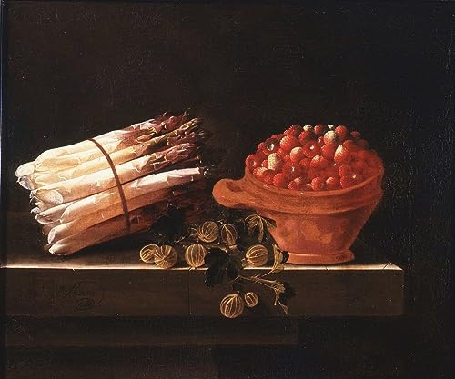 Pintura de lienzo moderna Stillife Fruits Adrian Coorte óleo clásico deco