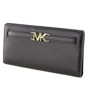 Michael Kors Large Snap Leather Wallet, Black