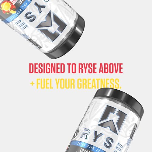 Image of RYSE Loaded Pre Workout Powder - Strawberry Squeeze - Daily Pre-Workout for Men & Women with 390mg Caffeine, Beta Alanine, and Citrulline for Pump, Focus, and Energy - 30 Servings