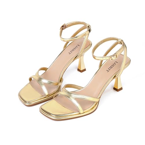 Women's Ankle Strap High Heel Sandals, Square Open Toe Chunky Heel High Heels, Suitable For Daily Party Wedding Wear2