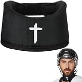 Newcotte Christian Hockey Neck Guard Cross Faith Cut Resistant Neck Guard Religious Sport Protection...