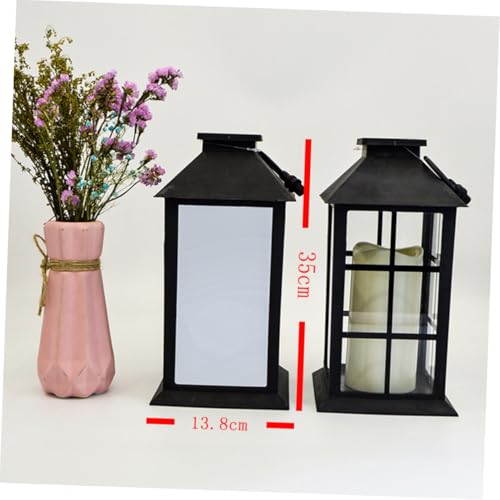 Linterna de vela electrónica WOONEKY para decoración de jardín y terrazas 2