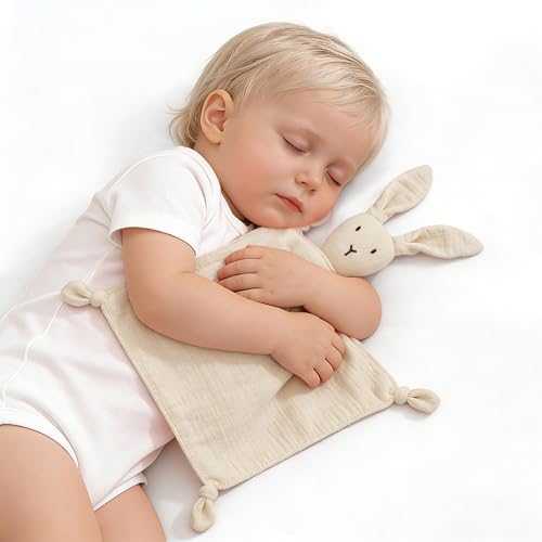 ZIGJOY Bunny Lovey Muslin Cotton