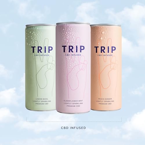 TRIP CBD Drink, Sparkling Mixed Pack Fizzy Drink, Low Calorie, Vegan (Pack of 12 x 250ml) - Image 3
