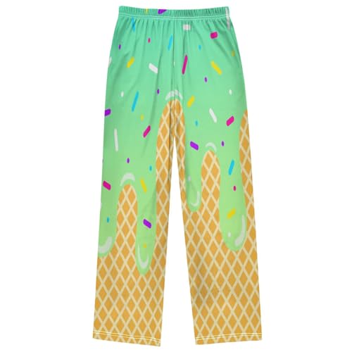 Boy's Pants Mint Ice Cream Jogger Pants Elastic Waist Long Bottoms Trousers with Pockets 6-14 Years 7