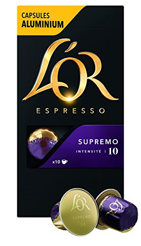 Café Capsules Supremo Intensité 10 Compatibles Nespresso 'or La Boite De 10 Capsules - vue 2