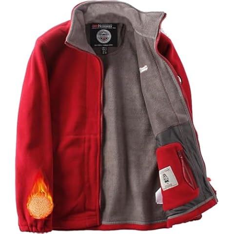 Men's Warm Reversible Fleece Hooded Jacket Cover