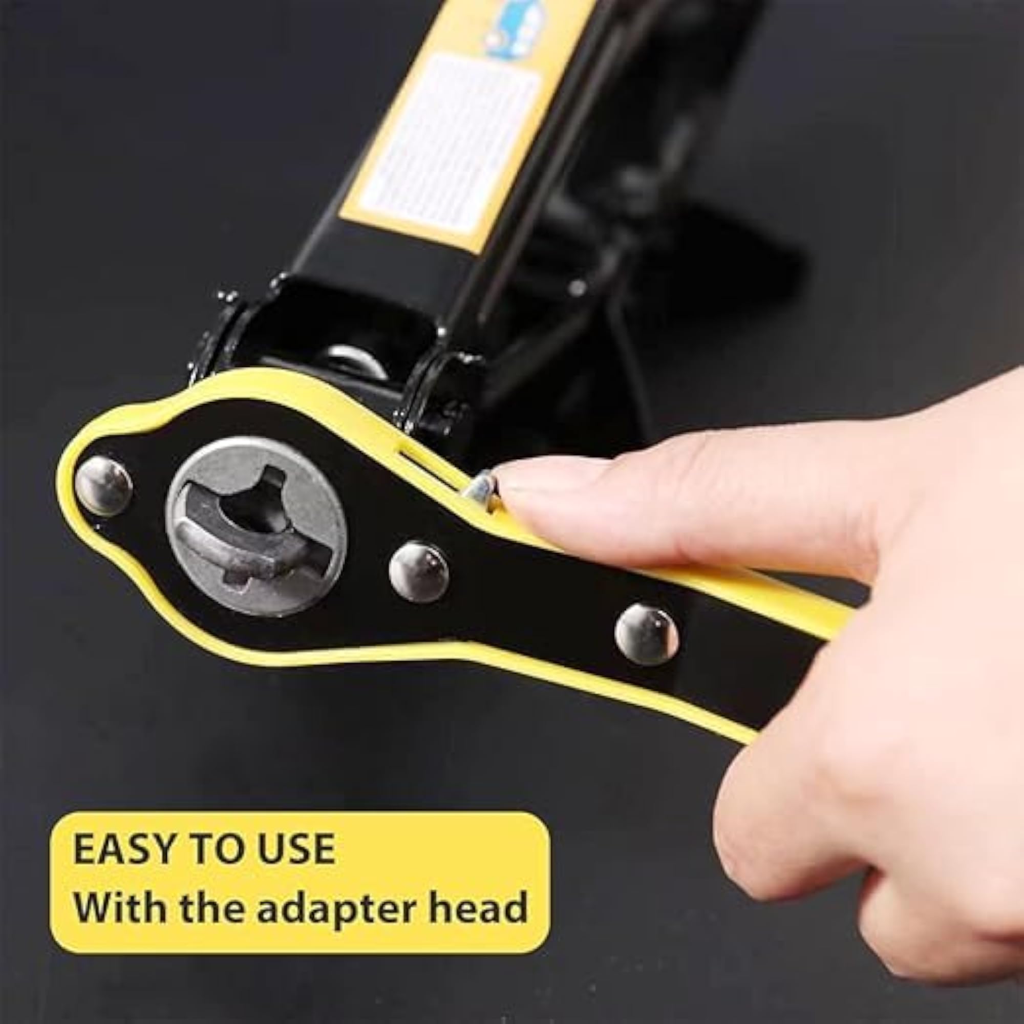 Labor-Saving Ratchet Wrench for Car Jack, Long Handle Tool