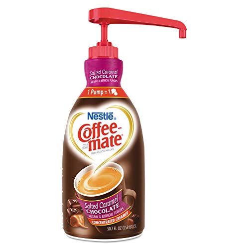 Coffee-Mate Salted Caramel Choc. Creamer - Salted Caramel Chocolate Flavor - 1.58 quart - 1EachBottle