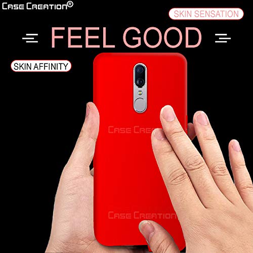 Image of Case Creation Luxurious OG Series for Oppo F11 Case Cover,Anti-Dirty Slim Case Frosted Matte Cute Candy TPU Raised Bezel (Splash of Color) Back Cover for Oppo F11 -Wine Red
