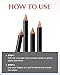 THESAEM Cover Perfection Ideal Concealer Pencil 0.04oz - 0.5 Ice Beige for Neutral Light Skin Tones 17-19 - Slim Multi-Use Pencil for Blemishes, Dark Circles & Touch-Up - Korean Makeup Concealer Stick