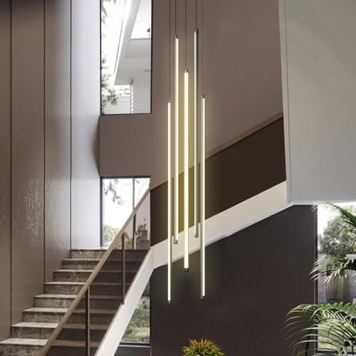 Plafonnier aluminium à intensité variable haut de gamme 8 têtes LWX - 5