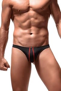 Newsywell Herren Low Waist String Schwarz 1-Packung