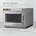 Panasonic PRO1 Commercial Microwave Oven, Heavy Duty, .6 cu ft 1200W, 5-Stage Cooking, LCD Display, Stainless Steel, Programmable, NSF & UL Approved - NE-12521