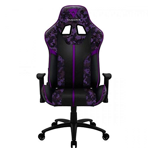Cadeira Gamer, Thunderx3 Bc3 Camo/RX Ultra Violet Camuflada/Roxo