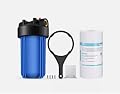 10" x4.5" Big Blue Whole House Water Filter Housing System w/Sediment Filter