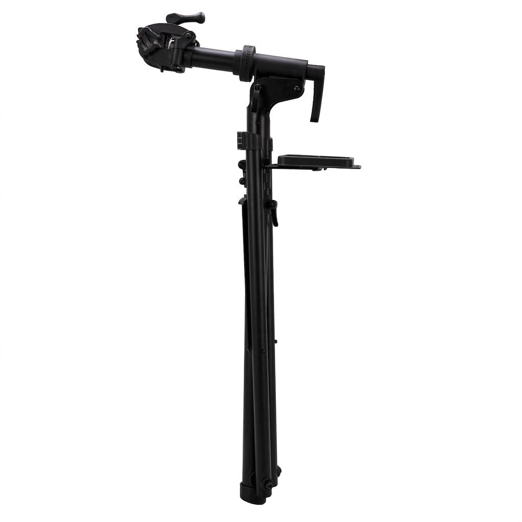 Helo Fahrrad Montageständer Reparaturständer aus Aluminium höhenverstellbar, 360° drehbar, klappbar, mit magnetischer Werkzeugablage 50 kg XL