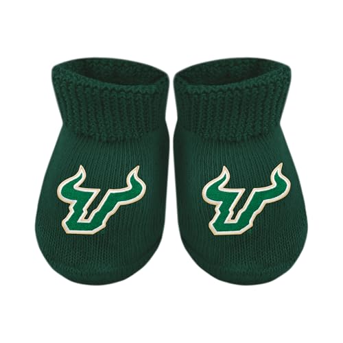 Baby Bootie Sock - South Florida Bulls - Hunter - Newborn - 6 Mos