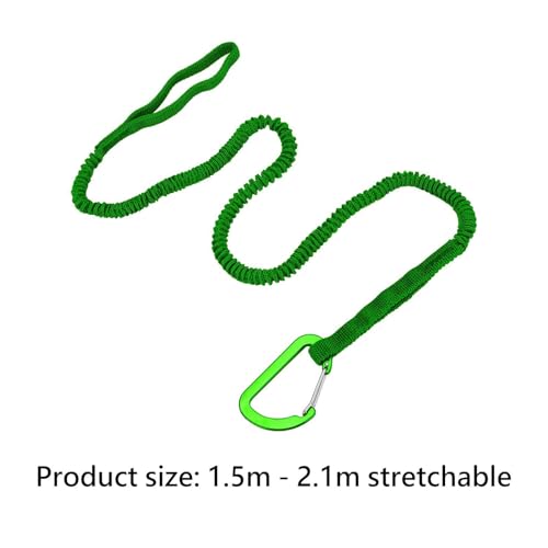 Vaveren 3X Leash Lanyard Lightweight Fishing Rod Holder Stretchable Strap Kayak Rod Leashes for Kayaking Canoeing Rafting