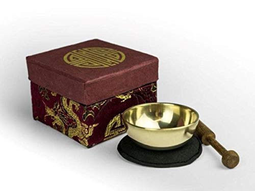 Preisvergleich Produktbild Mini-Klangschale - Set in Box mini violett / brokat longevity 5146