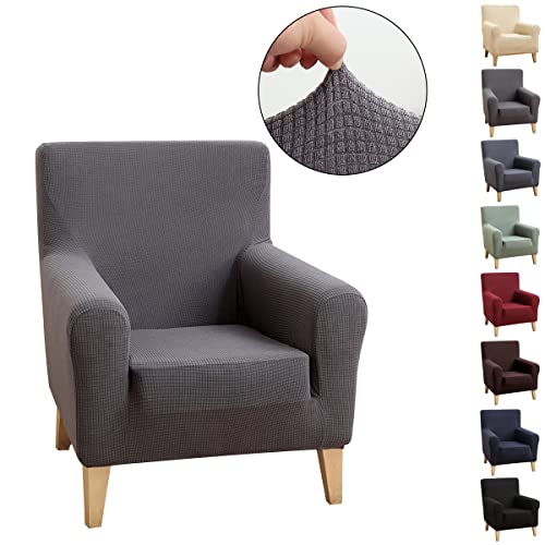 Banquet Armchair Slipcovers Chair Cover,Tub Chair Covers High Stretchy Sofa Furniture Protector,Removable Couch Covers for Living Room Home Decoration(Navy Blue) - Image 4
