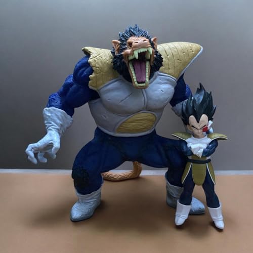 Image of DBZ Great Ape (Oozaru) Vegeta and Vegeta Red Eye Tracking Action Figures, 30cm & 22cm, 2 Figures