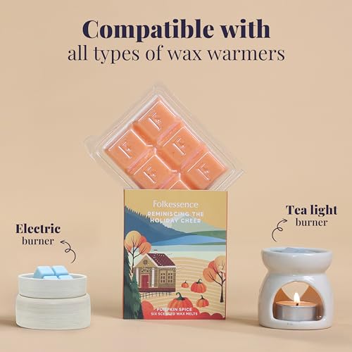 Folkulture-Wax-Melts-Wax-Cubes-Strong-Scent-Set-of-5-Scented-Wax-Melts-30pc-Candle-Warmer-Wax-Melts-or-Candle-Wax-Melts-Soy-Wax-Melts-for-Warmer-Candle-Melts-Pumpkin-Wax-Melts Folkulture Wax Melts Wax Cubes Strong Scent Set of 5 Scented Wax Melts 30pc Candle Warmer Wax Melts or Candle Wax Melts Soy Wax Melts for Warmer Candle Melts Pumpkin Wax Melts