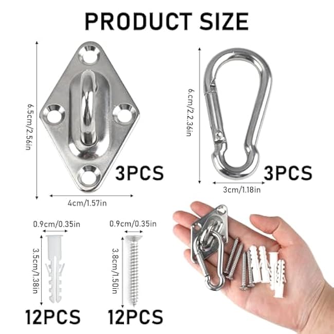 Wall Mount for Resistance Bands, Workout Anchors Wall Resistance with Hook for Fitness Bands, Space Saving Workout Equipment for Home Gym Weight Straps Suspension Training Exercise