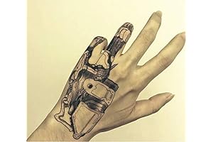 Steampunk Mechanical Fingers: Unique and Intriguing Temporary Tattoos