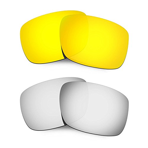 Lentille de rechange Oakley Drop Point or 24k et titane pour lunettes de soleil de sport