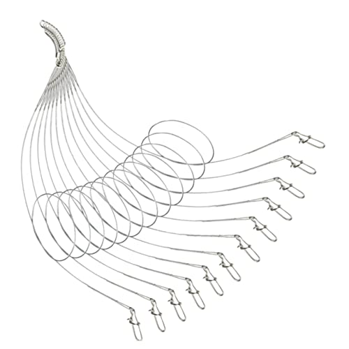 JOINPAYA High-Strength Fishing Wire Leaders 24pcs Anti-wear Thread Pin Saltwater Fishing Accessories Bendable